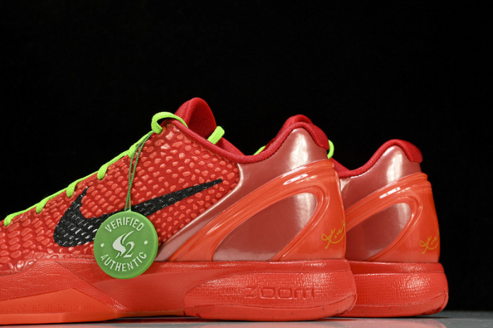 nike kobe 6 protro reverse grinch fv4921-600