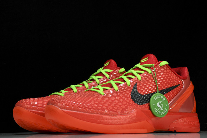 nike kobe 6 protro reverse grinch fv4921-600