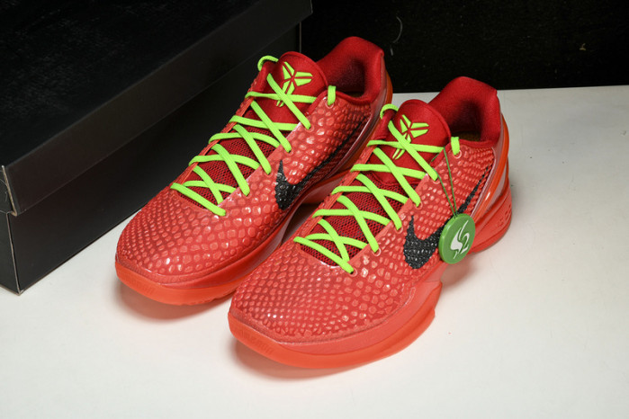 nike kobe 6 protro reverse grinch fv4921-600
