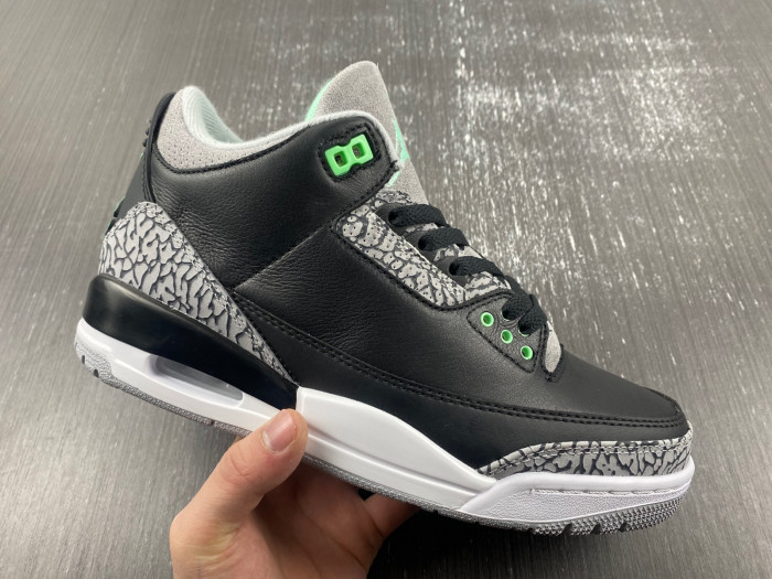 air jordan 3 “green glow” ct8532-031