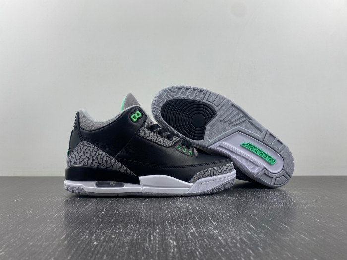 air jordan 3 “green glow” ct8532-031