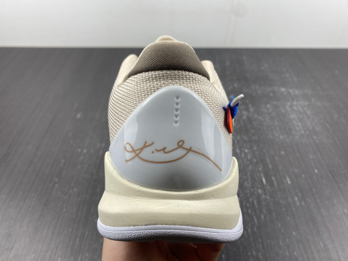nike kobe 5 protro undefeated rice white db4796-101