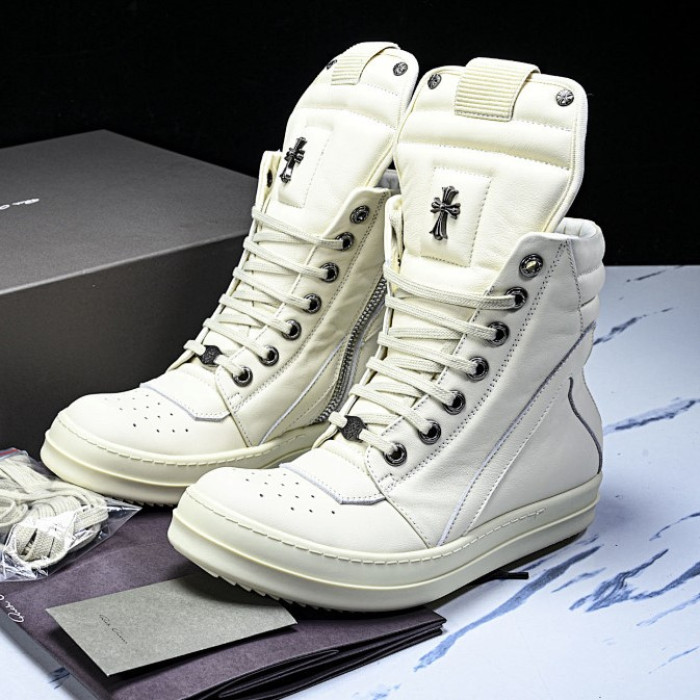 r1ck 0wens x chrom*hearts sneaker
