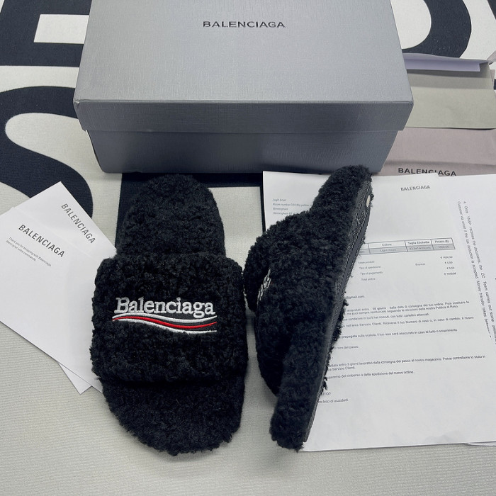 Balenciaga Furry Slide