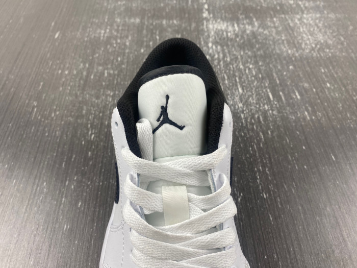 air jordan 1 low white and black 553558-132