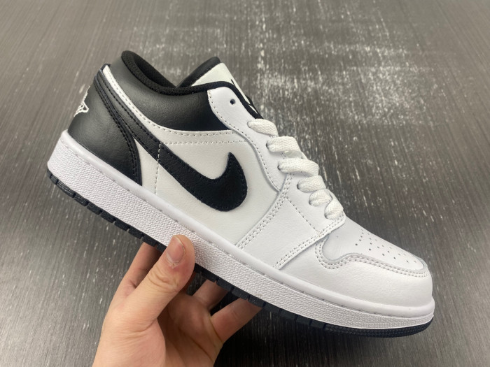 air jordan 1 low white and black 553558-132