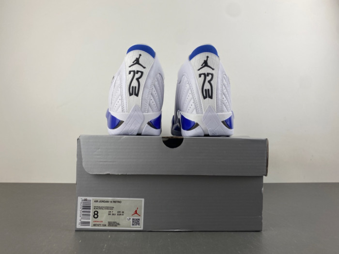 Jordan 14 Retro Golf White Hyper Royal HJ7710-101