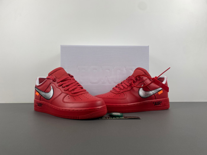 nike air force 1 low off-white red ao4297-600