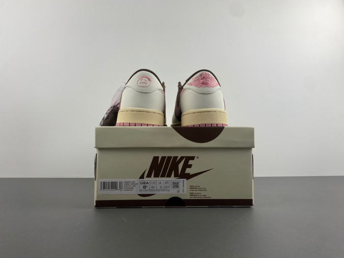 jordan 1 retro low og sp travis scott pink brown dz4137-206