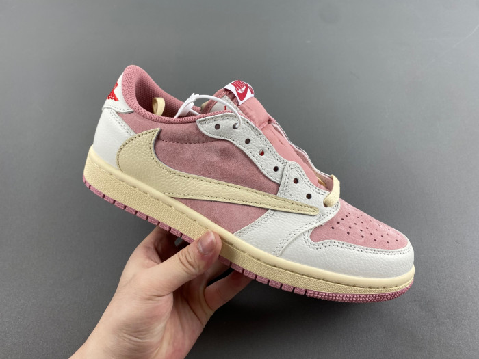 jordan 1 retro low og sp travis scott pink dm7866-600