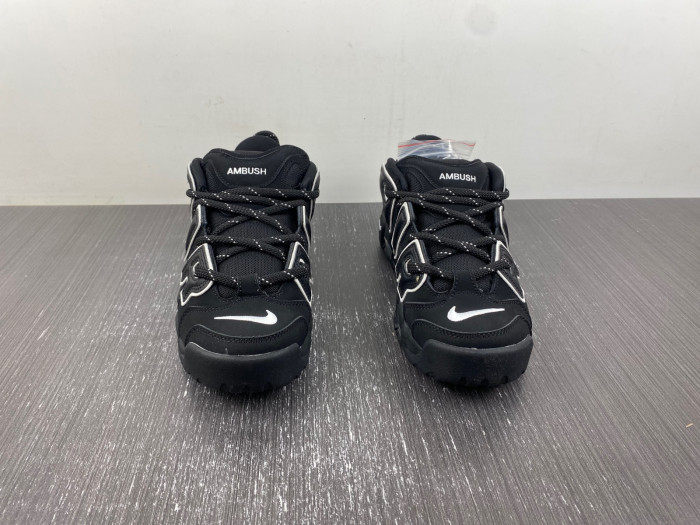 nike air more uptempo low ambush black fb1299-001