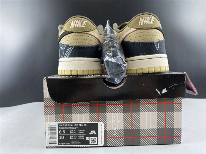travis scott x nike sb dunk low ts ct5053-001