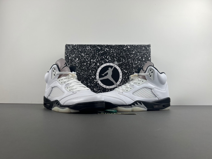 jordan 5 retro "white and black" dd0587-110