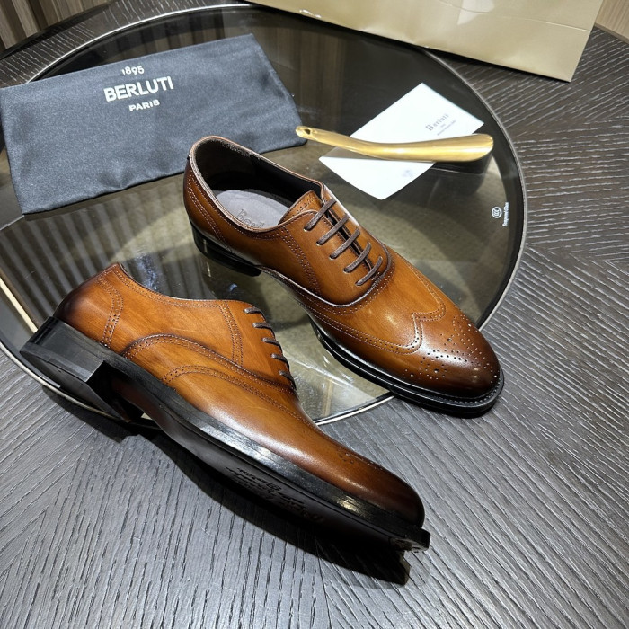 Berluti Leather Sneaker