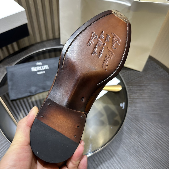 Berluti Leather Sneaker