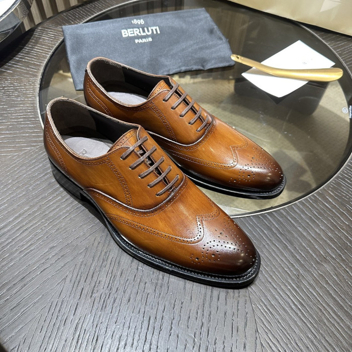 Berluti Leather Sneaker