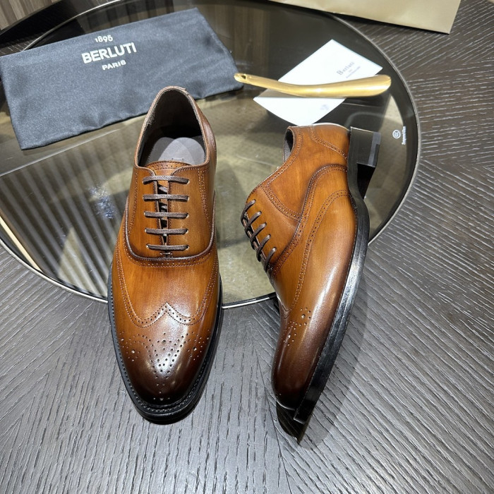 Berluti Leather Sneaker