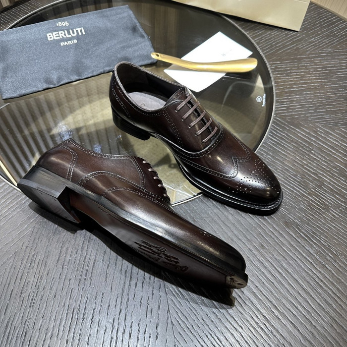 Berluti Leather Sneaker