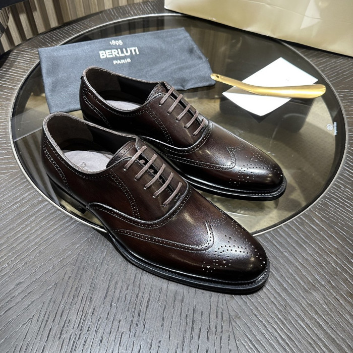Berluti Leather Sneaker