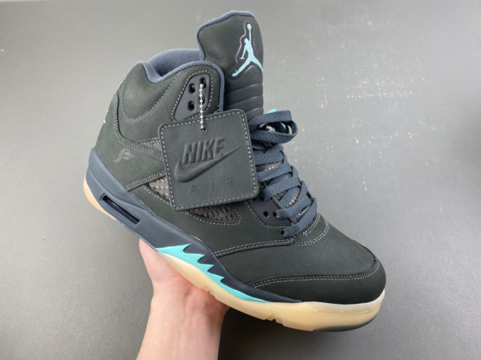 Jordan 5 Retro SoleFly Black Aurora Green IU0734-001