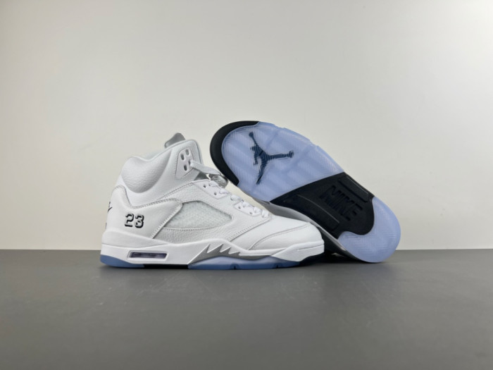 Air Jordan 5 Retro White Metallic HQ7978-103