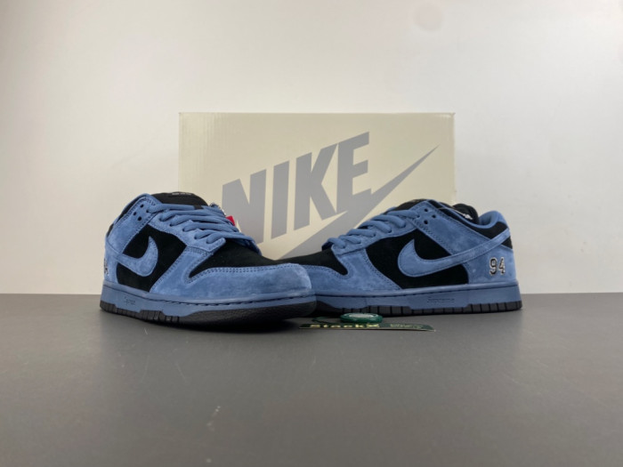 Nike SB Dunk Low “Blue Black” x S*pre HQ8487-400