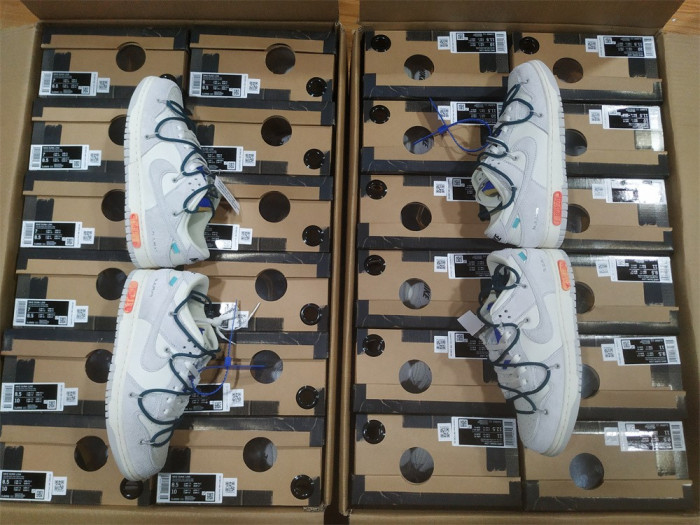 nike dunk low o-w lot 16 dj0950-111