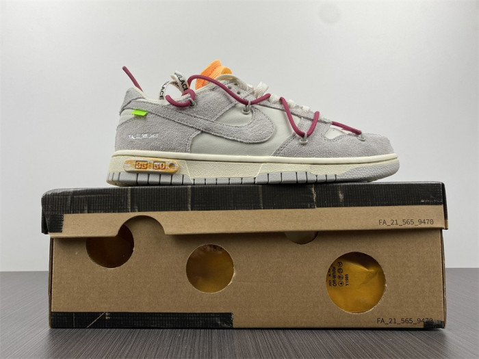 nike dunk low o-w lot 35 dj0950-114