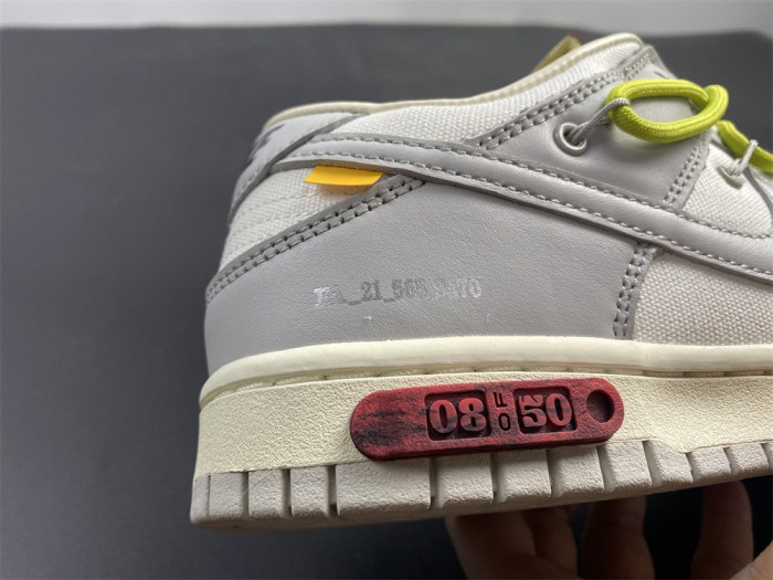 nike dunk low o-w lot 8 dm1602-106