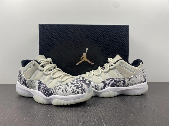 jordan 11 retro low snake light bone cd6847-002