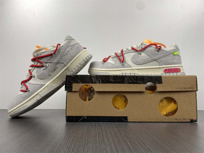 nike dunk low o-w lot 40 dj0950-103