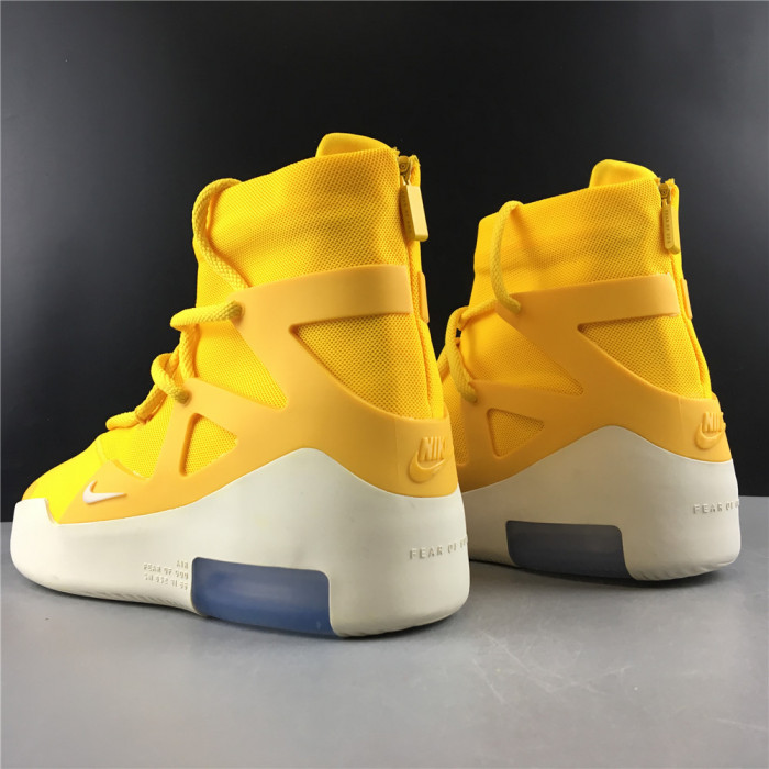 nike air fear of god 1 yellow ar4237-700