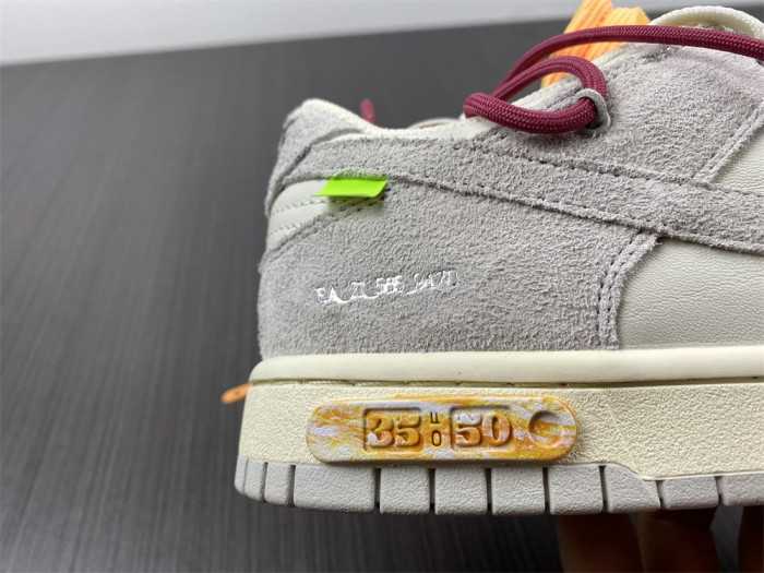 nike dunk low o-w lot 35 dj0950-114