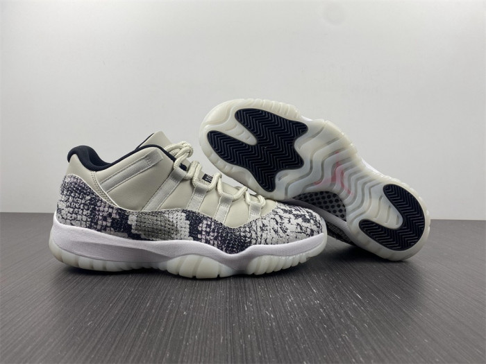 jordan 11 retro low snake light bone cd6847-002