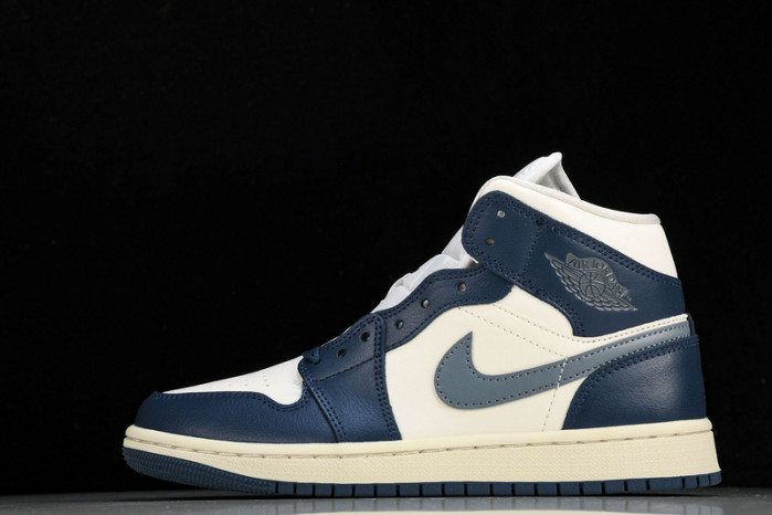 air jordan 1 mid french blue bq6472-414