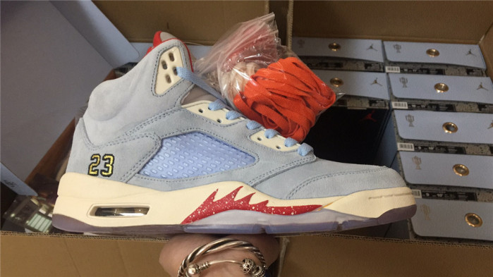 trophy room x air jordan 5 jsp ice blue ci1899-400