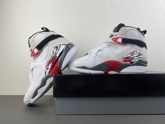 Jordan 8 Retro White True Red (2025) 305381-100