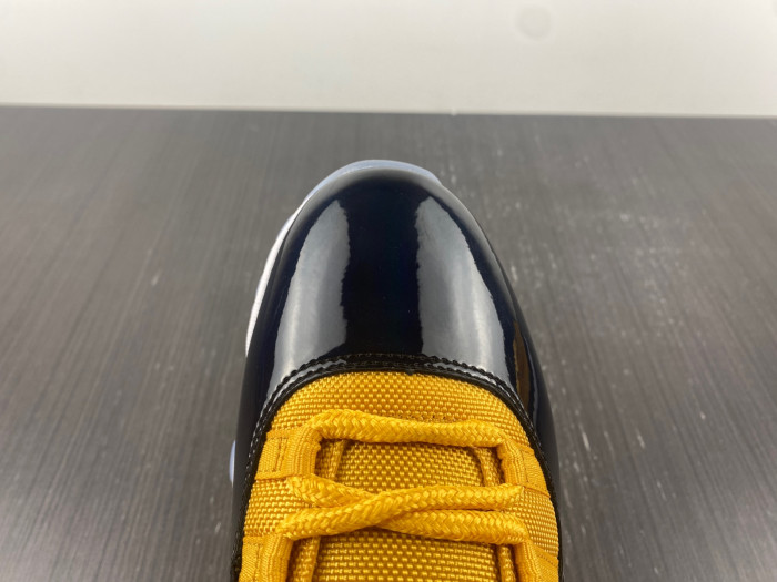 air jordan 11 black and yellow