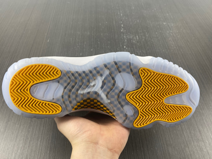 air jordan 11 black and yellow