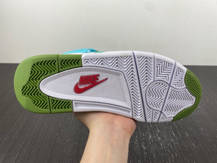 jordan 4 retro sb white grass green (limited edition) aj4-kncw