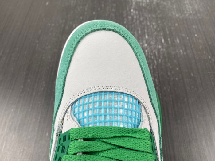 jordan 4 retro sb white grass green (limited edition) aj4-kncw