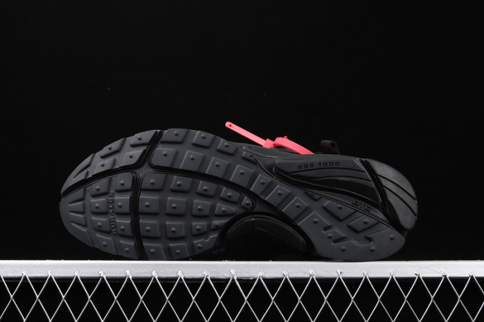 o-w x nike air presto black aa3830-002