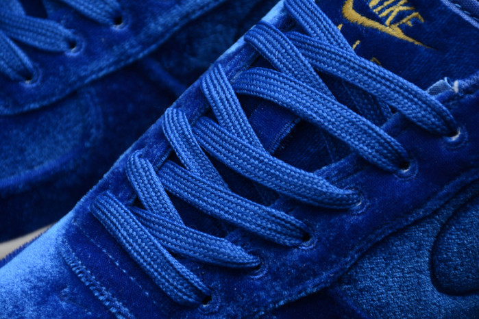 air force 1 low premium 3 velour blue void at4144-400