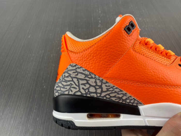 air jordan 3 retro "orange" aj3 ct8532-801