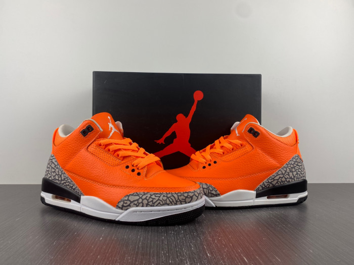 air jordan 3 retro "orange" aj3 ct8532-801