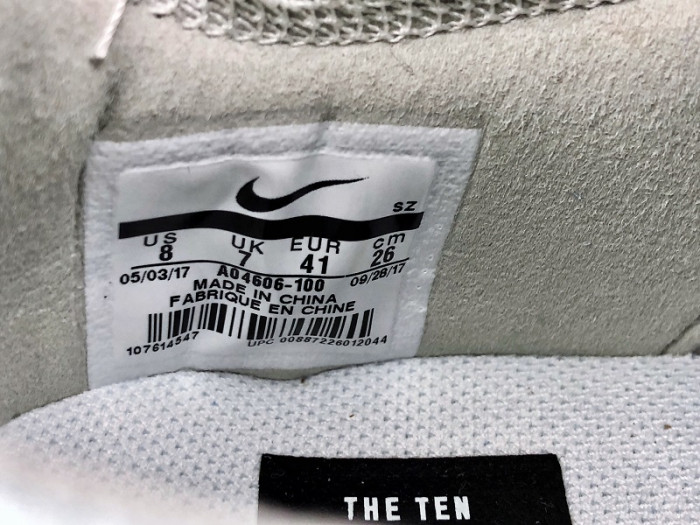 nike air force 1 low o-w mens ao4606-100