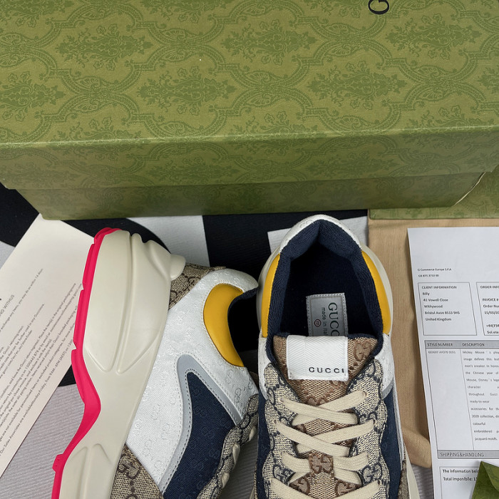 g*u*i rhyton vintage trainer sneaker