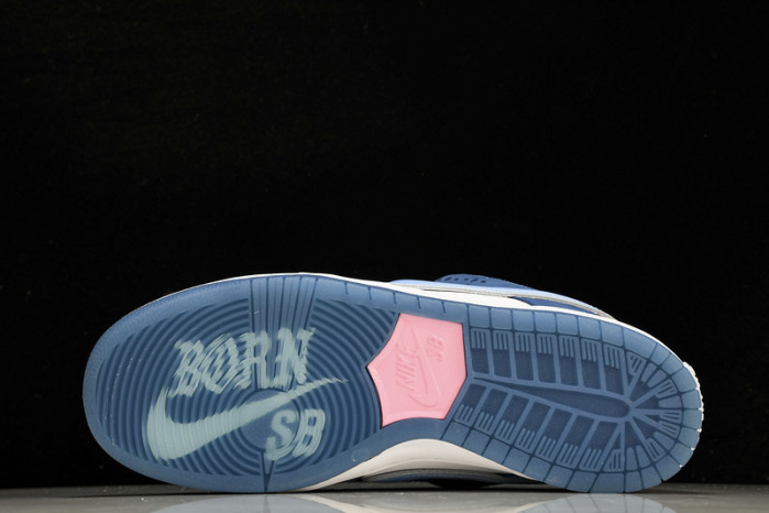 nike sb dunk low born x raised fn7819-400