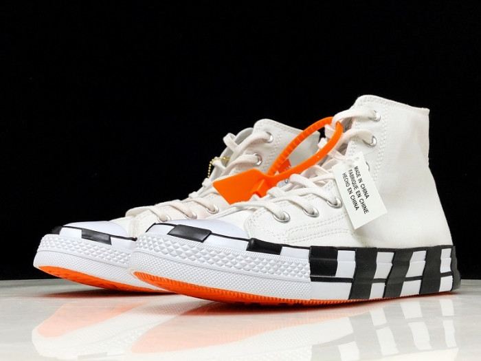 o-w x converse 2.0 white/black 163892c