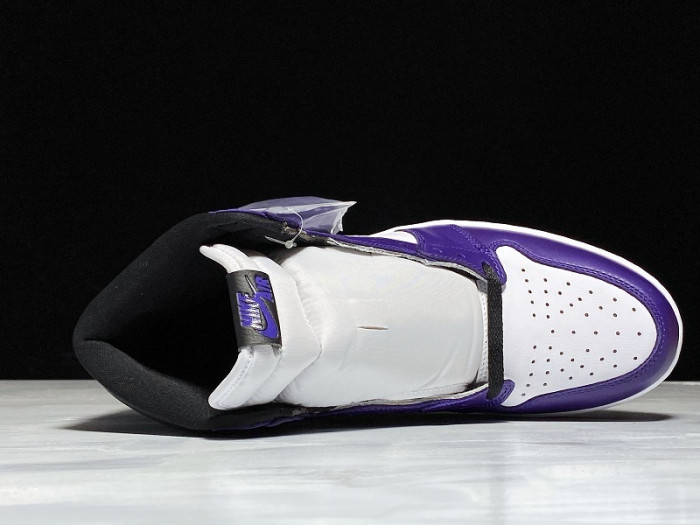 air jordan 1 retro high court purple white 555088-500